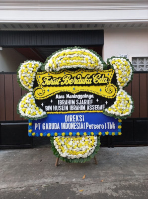 Papan Bunga Duka di Wek Iii