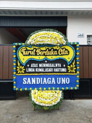 Papan Bunga Duka di Wek Iii